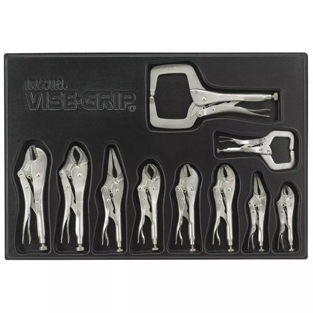 IRWIN Plier Sets VISE-GRIP Original 10-Pack Locking Plier Set 3 IRWIN Plier Sets VISE-GRIP Original 10-Pack Locking Plier Set
