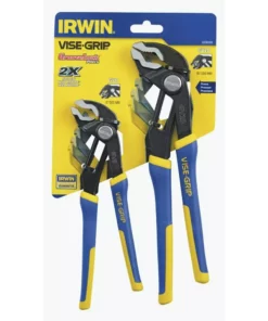 IRWIN Plier Sets VISE-GRIP GrooveLock 2-Pack Tongue & Groove Plier Set 27 IRWIN Plier Sets VISE-GRIP GrooveLock 2-Pack Tongue & Groove Plier Set -Irwin Sales Shop 40776048
