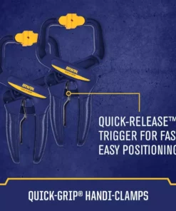 IRWIN Clamps QUICK-GRIP 8-Pack Assorted Assorted Clamp Set Clamp 14 IRWIN Clamps QUICK-GRIP 8-Pack Assorted Assorted Clamp Set Clamp -Irwin Sales Shop 40988481