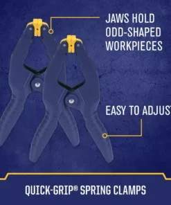 IRWIN Clamps QUICK-GRIP 8-Pack Assorted Assorted Clamp Set Clamp 15 IRWIN Clamps QUICK-GRIP 8-Pack Assorted Assorted Clamp Set Clamp -Irwin Sales Shop 40988482