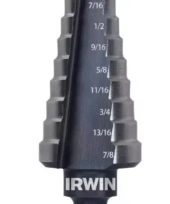 IRWIN Step Drill Bits Unibit Step #4 2X Step Bit