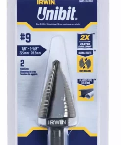 IRWIN Step Drill Bits Unibit Step #9 2X Step Bit
