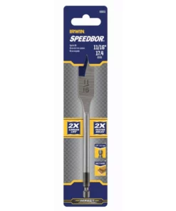 Irwin Sales Shop 33 IRWIN Woodboring Drill Bits SPEEDBOR 11/16-in Woodboring Spade Drill Bit