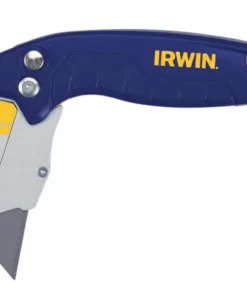 IRWIN Utility Knives Pro flip 1-Blade Folding Utility Knife with On Tool Blade Storage -Irwin Sales Shop 42360723