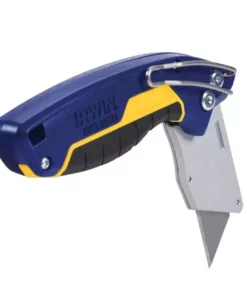 IRWIN Utility Knives Pro flip 3-Blade Folding Utility Knife with On Tool Blade Storage 15 IRWIN Utility Knives Pro flip 3-Blade Folding Utility Knife with On Tool Blade Storage -Irwin Sales Shop 42467560