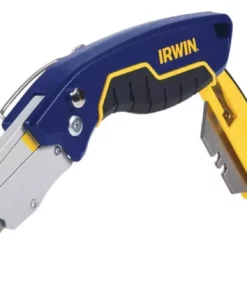 IRWIN Utility Knives Pro flip 3-Blade Folding Utility Knife with On Tool Blade Storage 16 IRWIN Utility Knives Pro flip 3-Blade Folding Utility Knife with On Tool Blade Storage -Irwin Sales Shop 42467562
