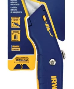 IRWIN Utility Knives 3/4-in 1-Blade Retractable Utility Knife with On Tool Blade Storage -Irwin Sales Shop 43491779