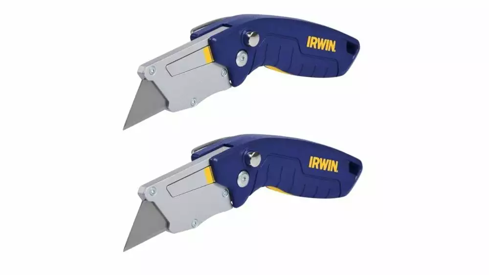 IRWIN Utility Knives ProFlip 3/4-in 2-Blade Folding Utility Knife with On Tool Blade Storage 3 IRWIN Utility Knives ProFlip 3/4-in 2-Blade Folding Utility Knife with On Tool Blade Storage