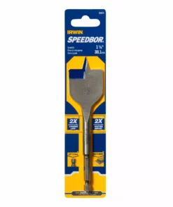 IRWIN Woodboring Drill Bits 1-1/2-in Woodboring Spade Drill Bit 17 IRWIN Woodboring Drill Bits 1-1/2-in Woodboring Spade Drill Bit -Irwin Sales Shop 44313311