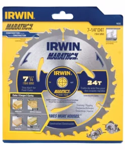IRWIN Circular Saw Blades Marathon 7-1/4-in 24-Tooth Segmented Carbide Circular Saw Blade -Irwin Sales Shop 45046817